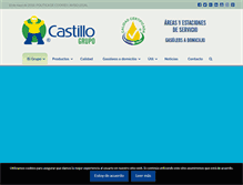 Tablet Screenshot of castillogrupo.com